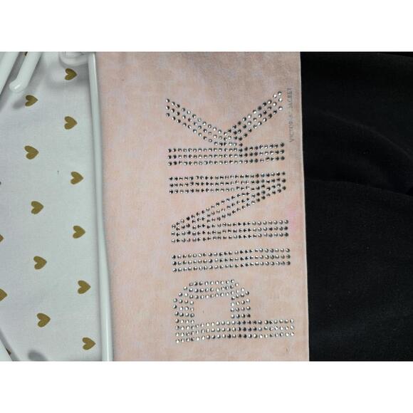 Victorias Secret PINK Bling Cheetah Leopard FOLDOVER Yoga Pants XS Flare - Picture 3 of 9